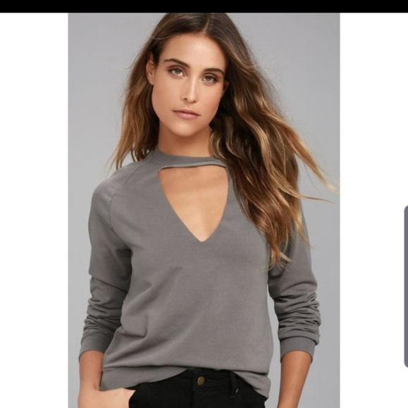 Project Social T Tops - PROJECT SOCIAL T CHOKER XSMALL LONG SLEEVE